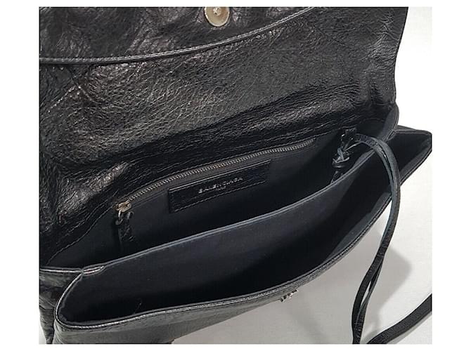 Balenciaga Clutch a Busta e Borsa a Tracolla Nero - vista 8