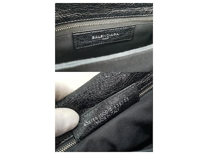 Balenciaga Clutch a Busta e Borsa a Tracolla Nero - vista 9