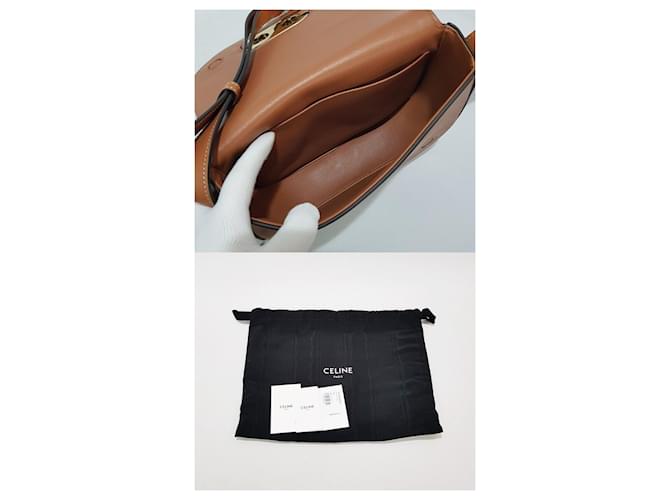 Céline Borsa a tracolla Marlon Triofe Marrone - vista 10