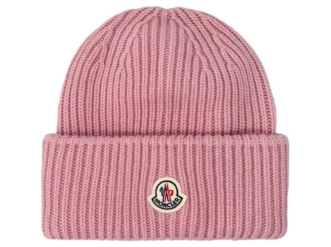 Moncler Beanie Rot Stoff - Ansicht 2
