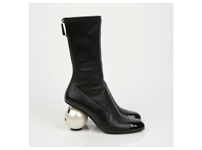 Chanel Talla de botas altas Negro - vista 2