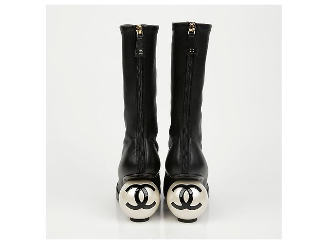 Chanel Talla de botas altas Negro - vista 5