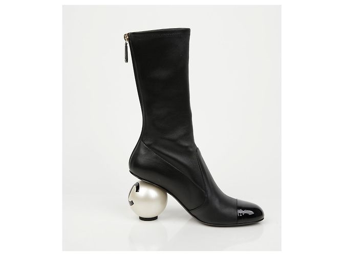 Chanel Talla de botas altas Negro - vista 6