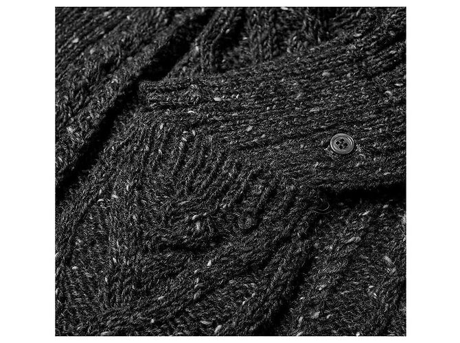 Thom Browne Tweed-Cardigan mit V-Ausschnitt Schwarz - Ansicht 6