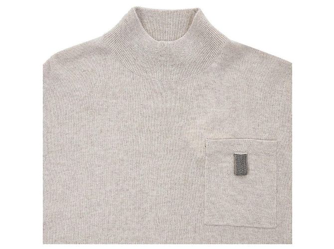 Brunello Cucinelli Jersey de cachemira Blanco - vista 3