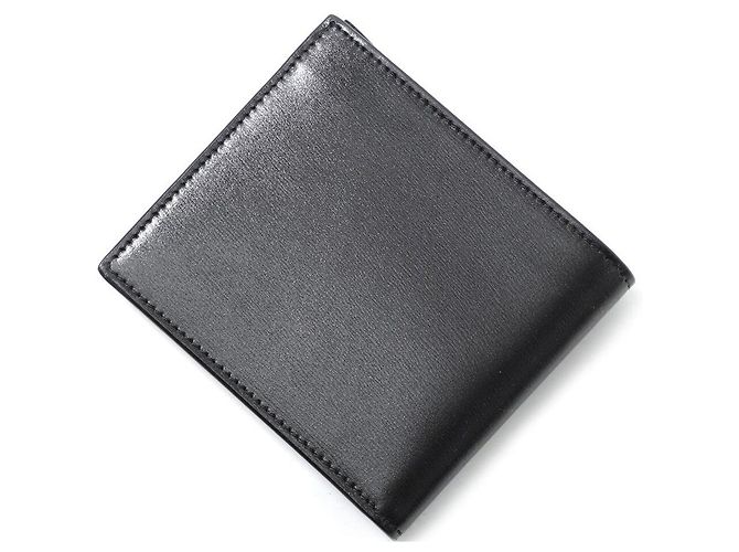 Saint Laurent Gold Logo Bi-fold Wallet Black - view 3