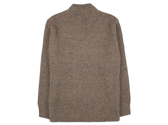 Maison Martin Margiela Maglione in lana con punto indietro da uomo Marrone - vista 2