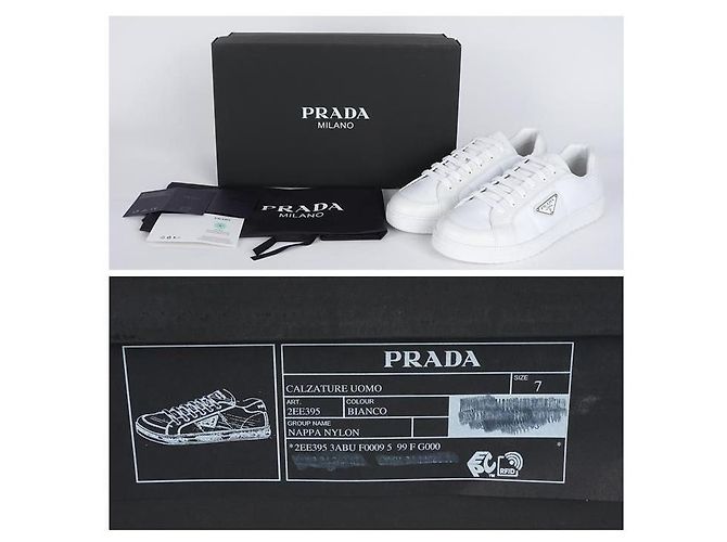 Prada Downtown Sneaker Silber - Ansicht 6