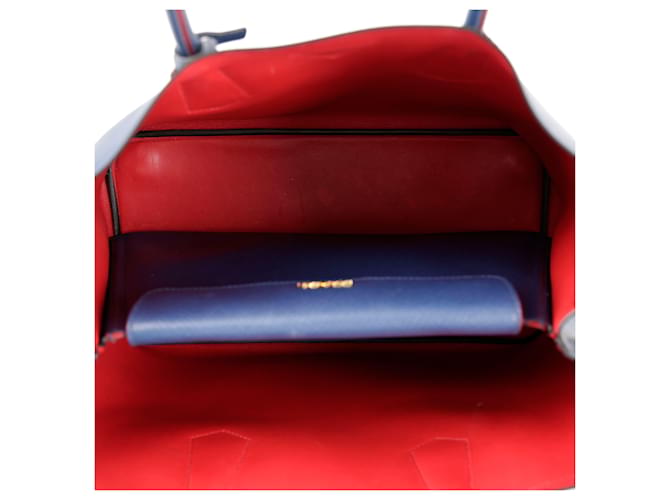 Prada Doppelter Tote Bag Blau - Ansicht 12