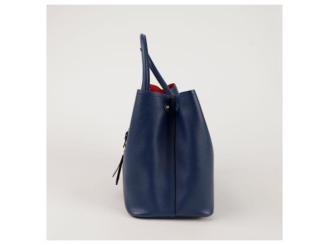 Prada Doppelter Tote Bag Blau - Ansicht 4