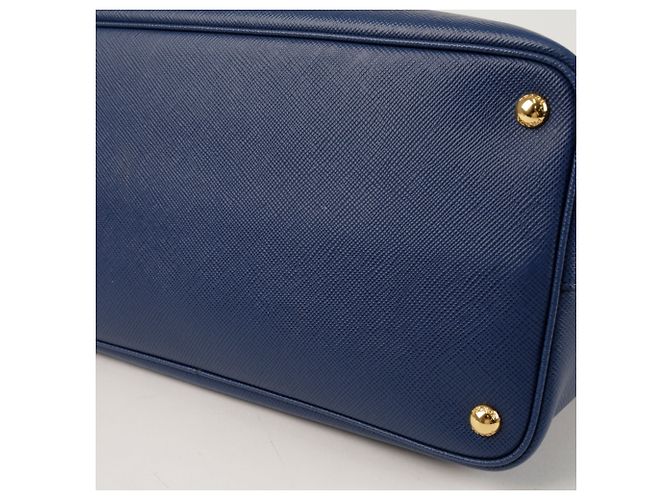 Prada Doppelter Tote Bag Blau - Ansicht 9