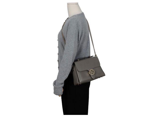 Gucci Interlocking Top Handle Tote Shoulder Bag - view 15