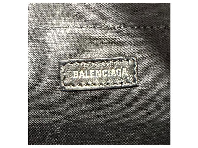 Borsa a tracolla Balenciaga Monaco Arena in pelle di vitello con catena - vista 11