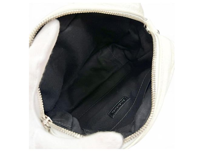 Borsa a tracolla Balenciaga Monaco Arena in pelle di vitello con catena - vista 7