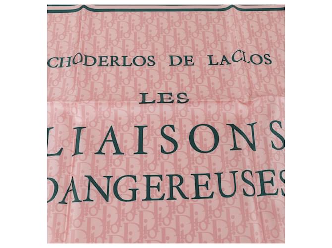 Dior Foulard Quadrato Rosso - vista 4