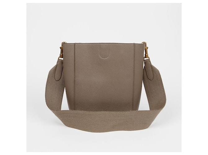 Céline Picca borsa a secchiello spalla Marrone - vista 4