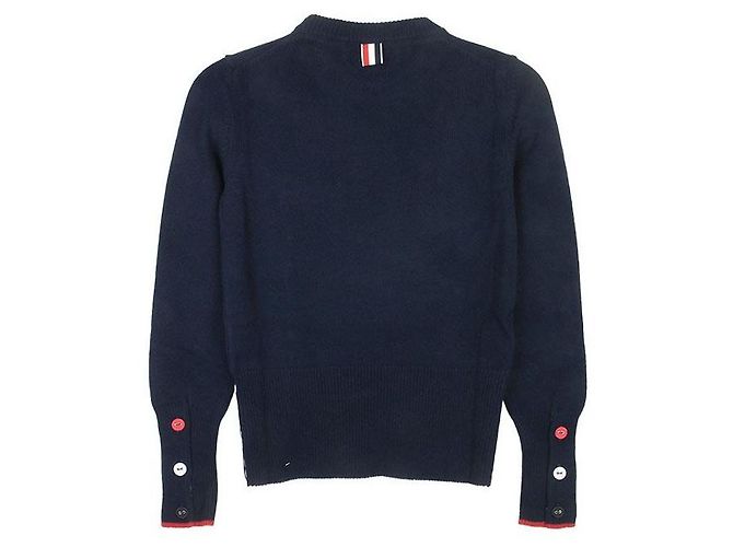 Thom Browne Jersey de lana para mujer Hector and Bow Negro - vista 3