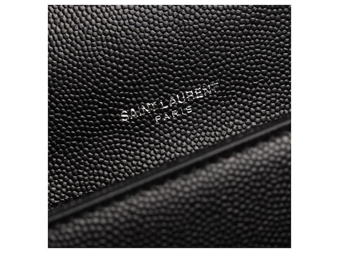 Saint Laurent Picca borsa satchel Monogram stamp: Nero - vista 10