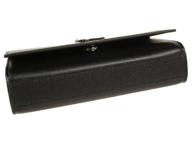 Saint Laurent Picca borsa satchel Monogram stamp: Nero - vista 5
