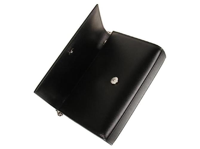 Saint Laurent Picca borsa satchel Monogram stamp: Nero - vista 6