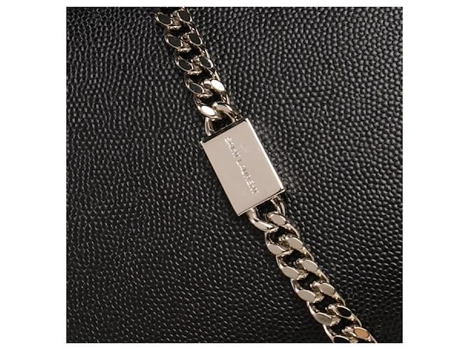 Saint Laurent Picca borsa satchel Monogram stamp: Nero - vista 8