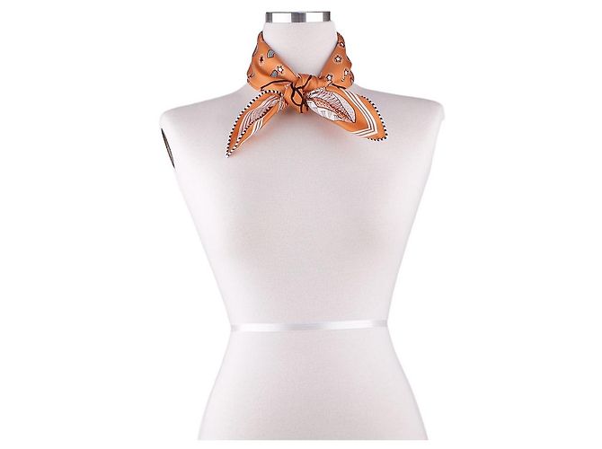 Hermès Canyons Etoiles Bandana-Tuch Rot - Ansicht 10