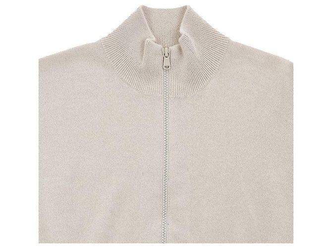 Brunello Cucinelli Strickjacke mit Reißverschluss weiß Damen - Ansicht 3