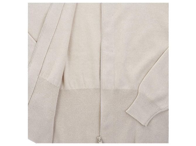 Brunello Cucinelli Strickjacke mit Reißverschluss weiß Damen - Ansicht 8