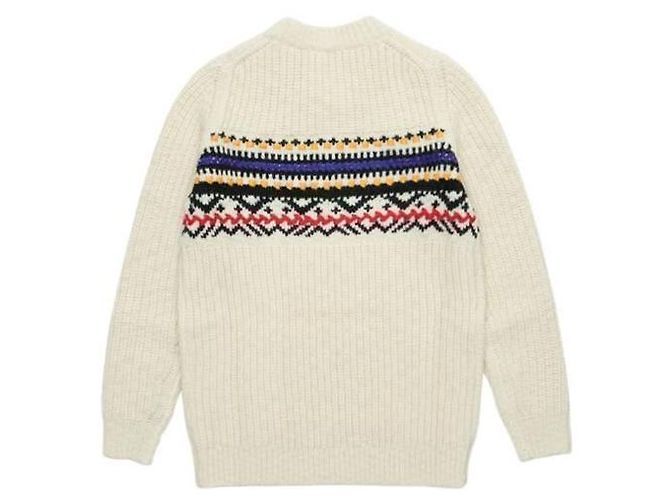 Pull Isabel Marant Gerald Knit Blanc - vue 2