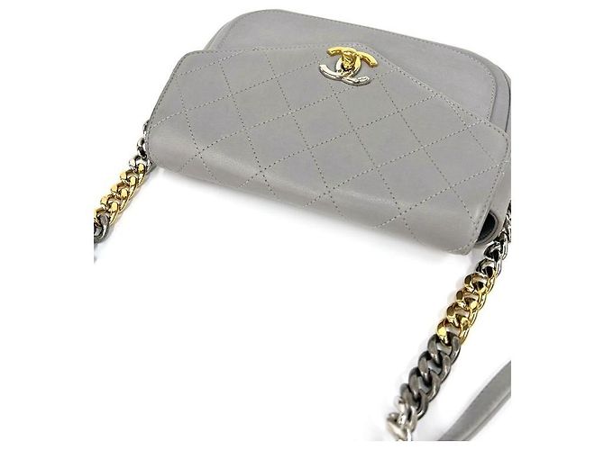 Chanel Graue Season Klappentasche Braun - Ansicht 6