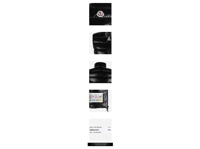 Moncler Chaleco de Plumas para Mujer Negro - vista 3