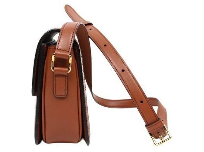 Céline Canvas Triope schmale Schultertasche Mehrfarben - Ansicht 2