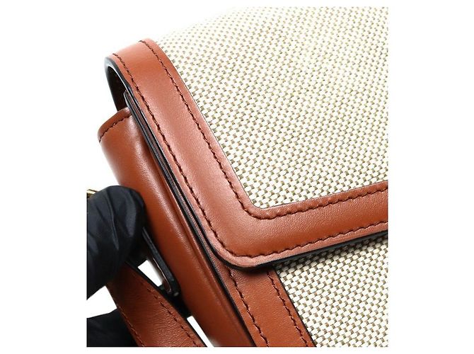 Céline Canvas Triope schmale Schultertasche Mehrfarben - Ansicht 6