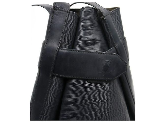 Louis Vuitton Borsa a tracolla Black Epi Sac De Pol Nero - vista 11