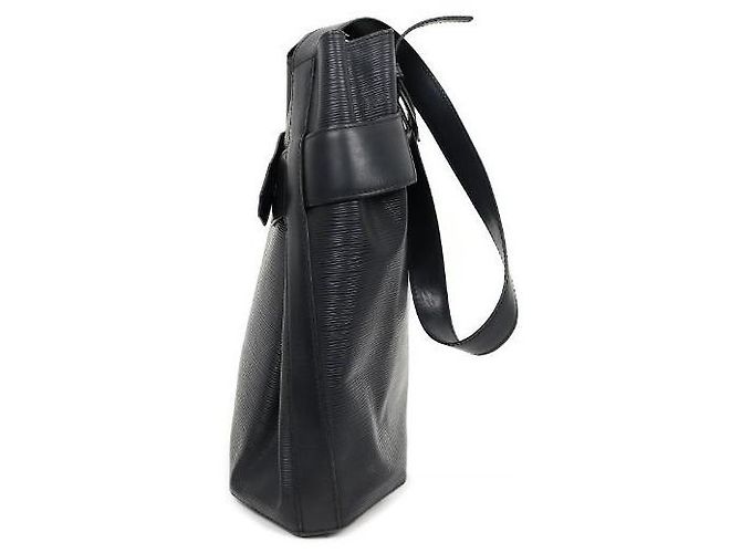 Louis Vuitton Borsa a tracolla Black Epi Sac De Pol Nero - vista 2