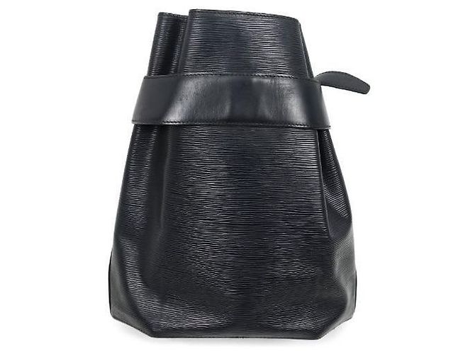 Louis Vuitton Borsa a tracolla Black Epi Sac De Pol Nero - vista 3