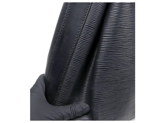 Louis Vuitton Borsa a tracolla Black Epi Sac De Pol Nero - vista 7