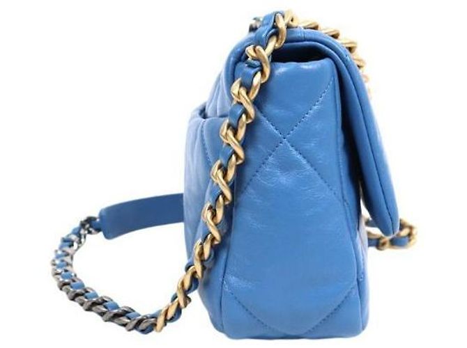 Chanel Blaue Lammleder-Tasche - Ansicht 2