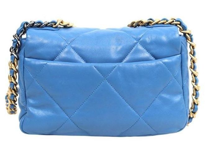 Chanel Blaue Lammleder-Tasche - Ansicht 3