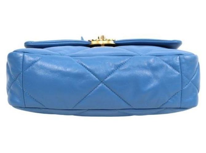 Chanel Blaue Lammleder-Tasche - Ansicht 4