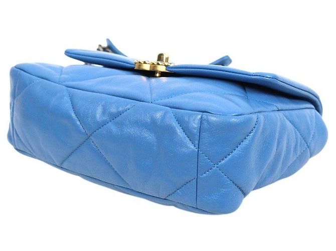 Chanel Blaue Lammleder-Tasche - Ansicht 5
