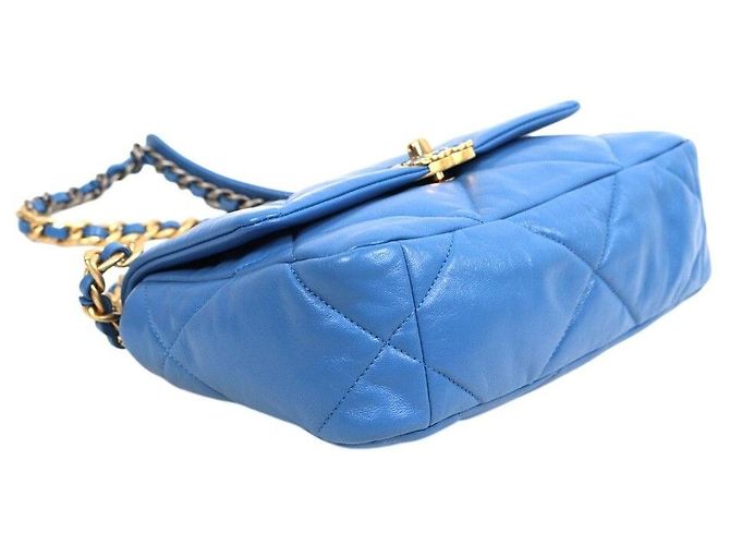 Chanel Blaue Lammleder-Tasche - Ansicht 6