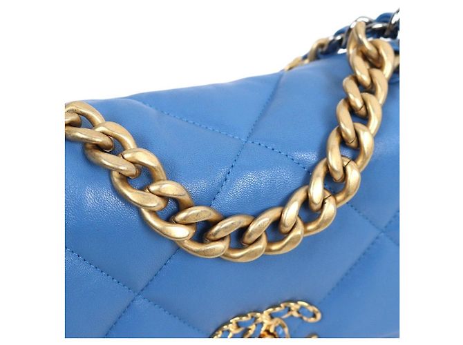 Chanel Blaue Lammleder-Tasche - Ansicht 7