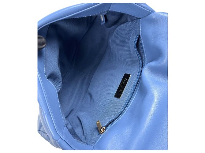 Chanel Blaue Lammleder-Tasche - Ansicht 8