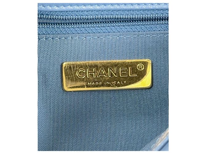 Chanel Blaue Lammleder-Tasche - Ansicht 9