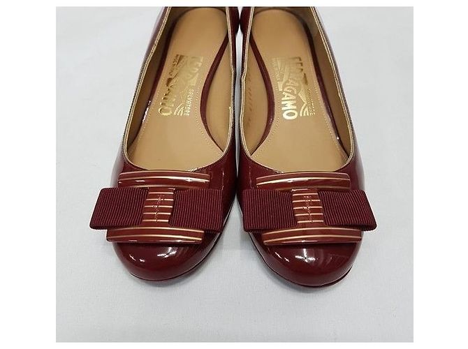 Salvatore Ferragamo Décolleté Ninna Rosso - vista 2