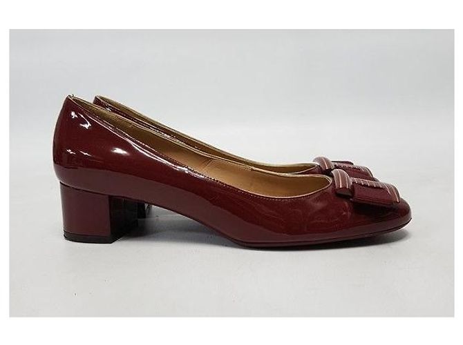 Salvatore Ferragamo Décolleté Ninna Rosso - vista 3