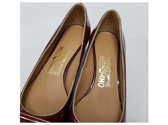 Salvatore Ferragamo Décolleté Ninna Rosso - vista 4