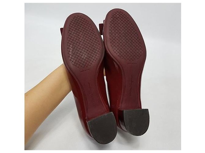 Salvatore Ferragamo Décolleté Ninna Rosso - vista 6