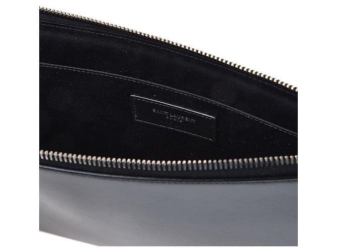 Saint Laurent Étui pour tablette Tiny Monogram Noir - vue 10